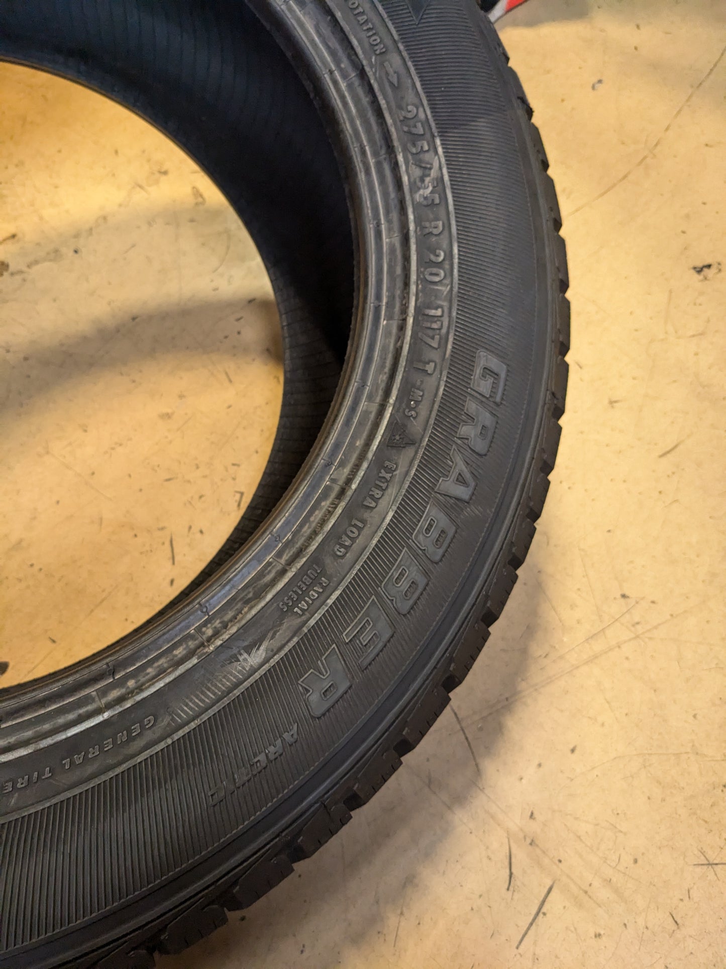 GENERAL GRABBER ARCTIC BSW P 275 55 20 117T XL WINTER/SNOW TIRE 15503270000