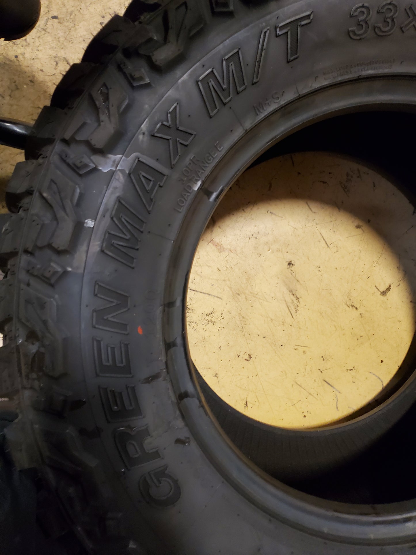 GREEN MAX OPTIMUM SPORT M/T BSW LT 33 12.5 17 120Q 10PLY MUD TIRE 221028571