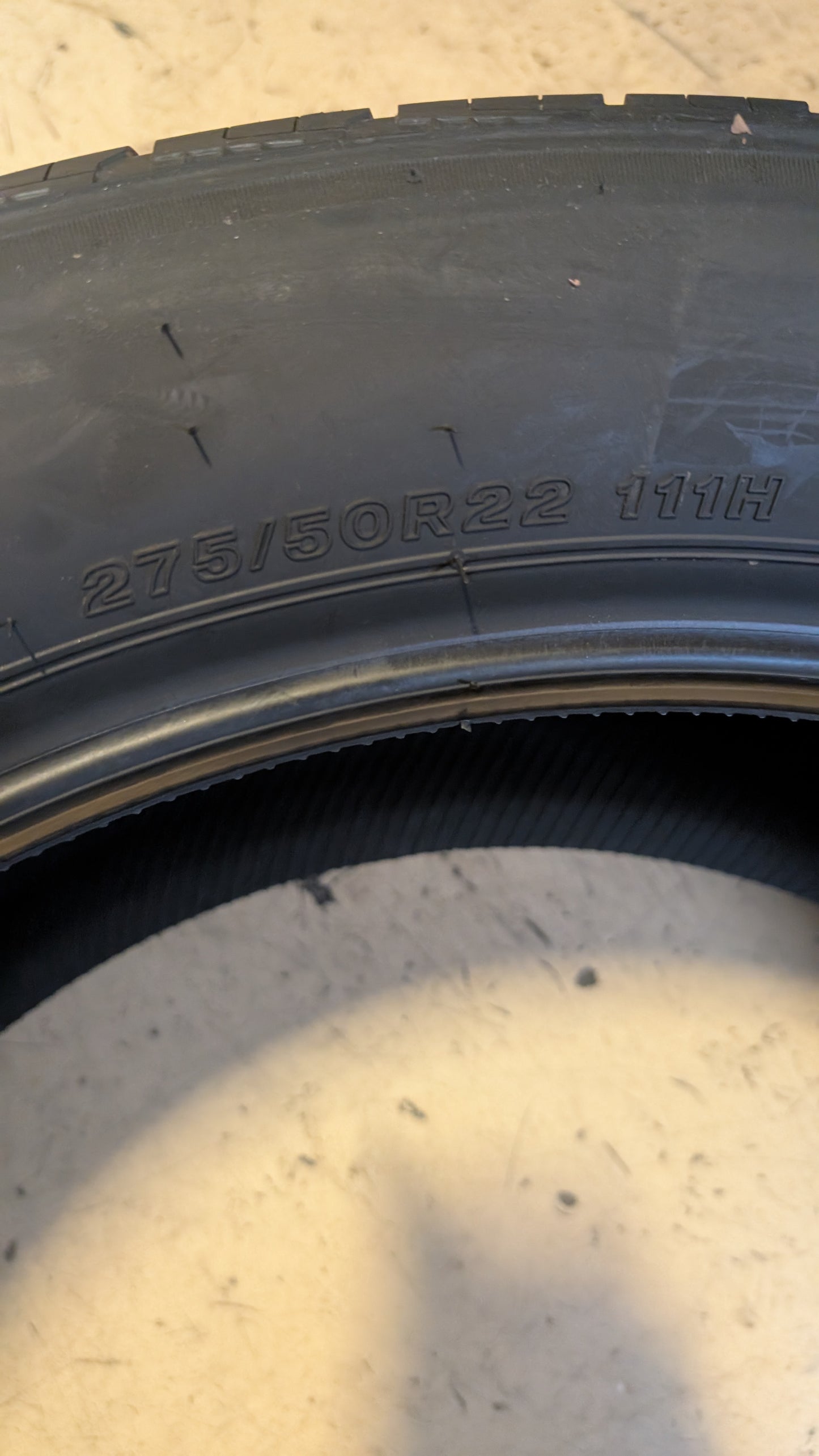 BRIDGESTONE ALENZA SPORT A/S BSW P 275 50 22 111H UHP TIRE 019248