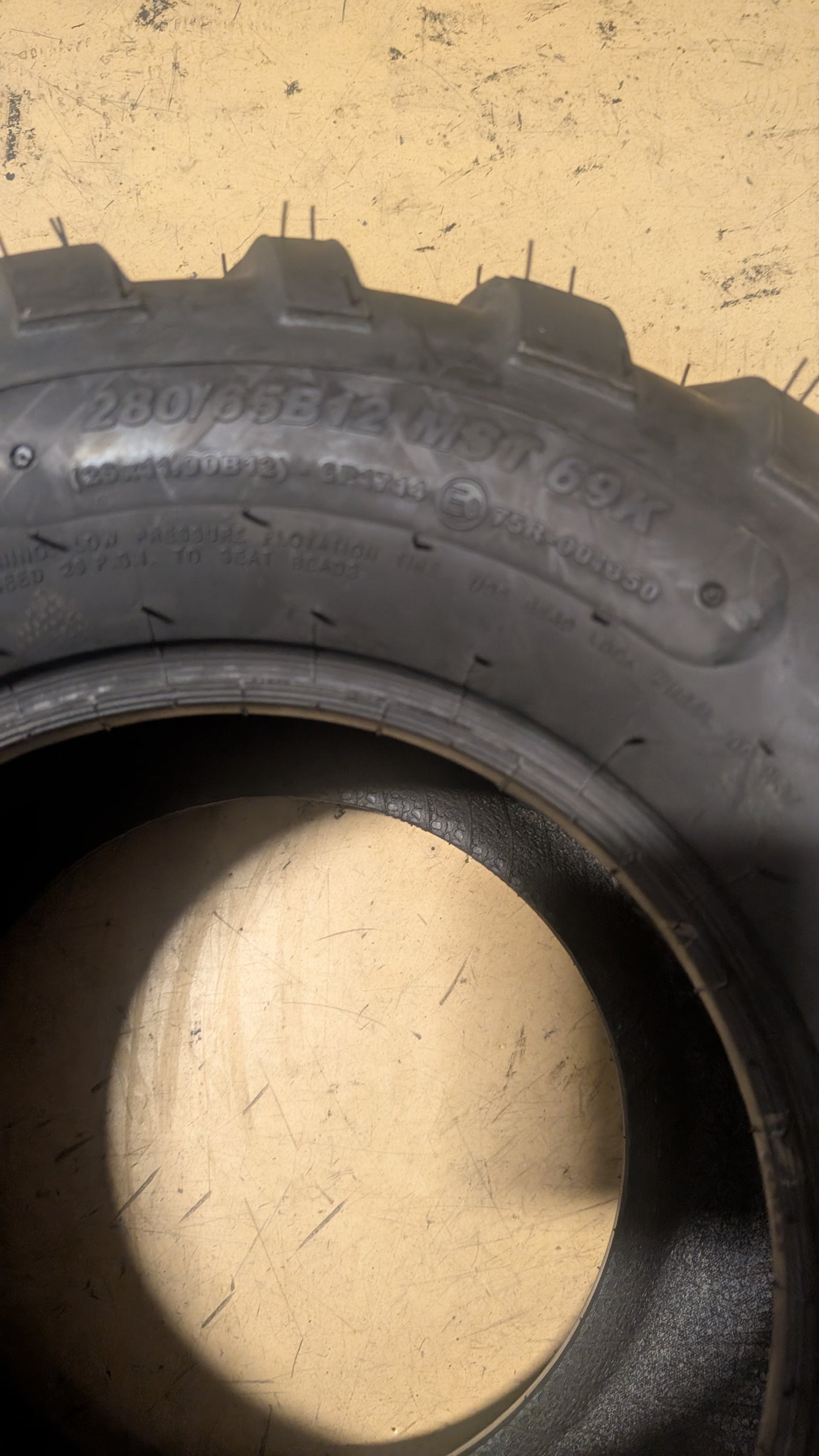 CARLSTAR AT489 XD BSW 26 11 12 69K 8PLY ATV/UTV TIRE 6P1714