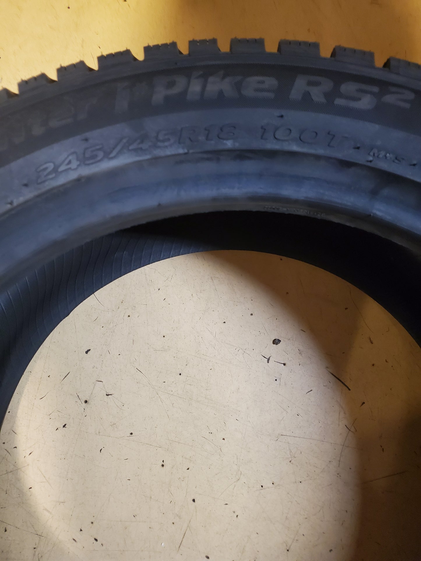 HANKOOK WINTER I PIKE RS2 BSW P 245 45 18 100T XL WINTER TIRE 1028948