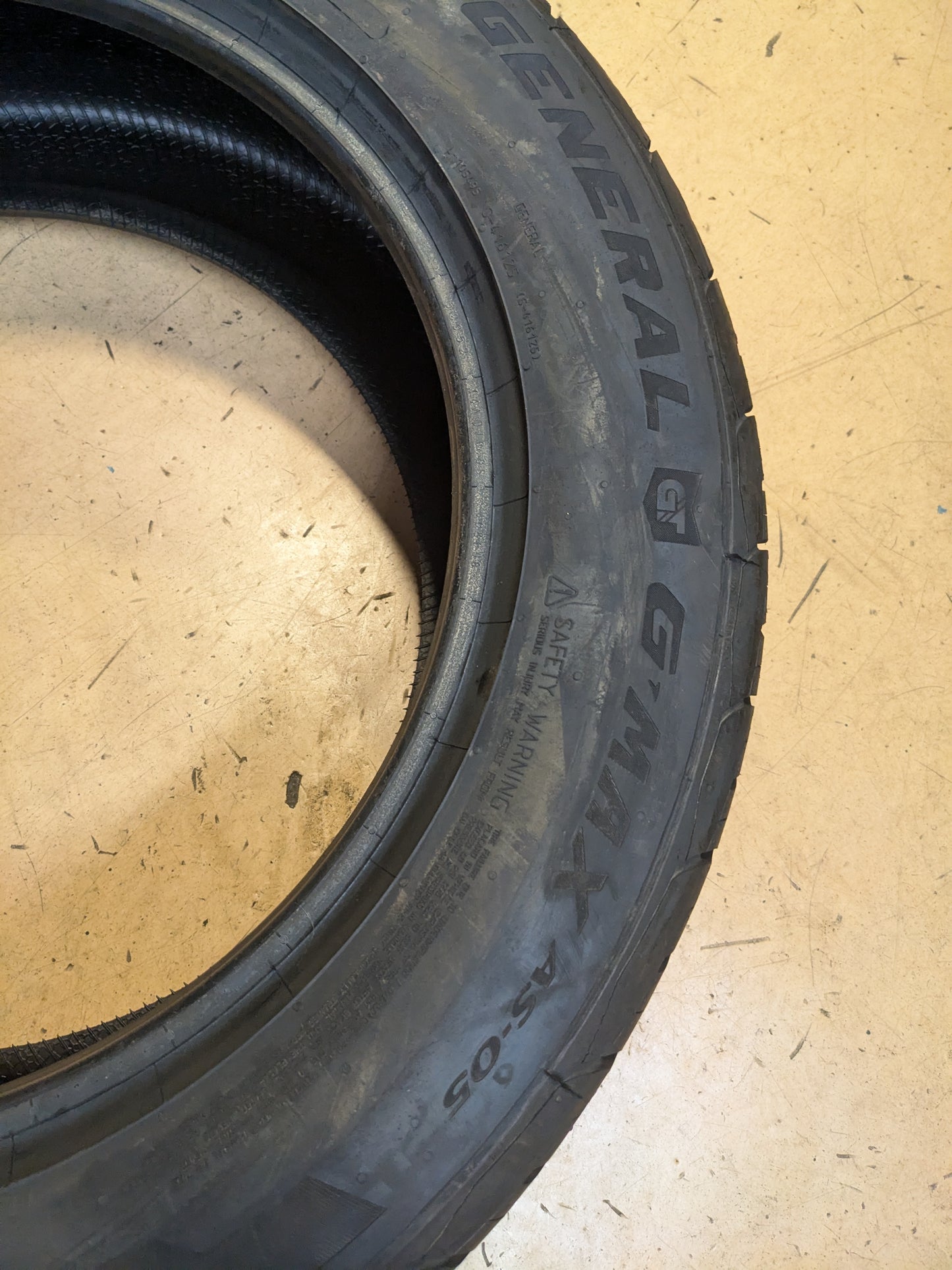GENERAL G-MAX AS05 BSW P 245 55 18 103W SL UHP TIRE 15509860000