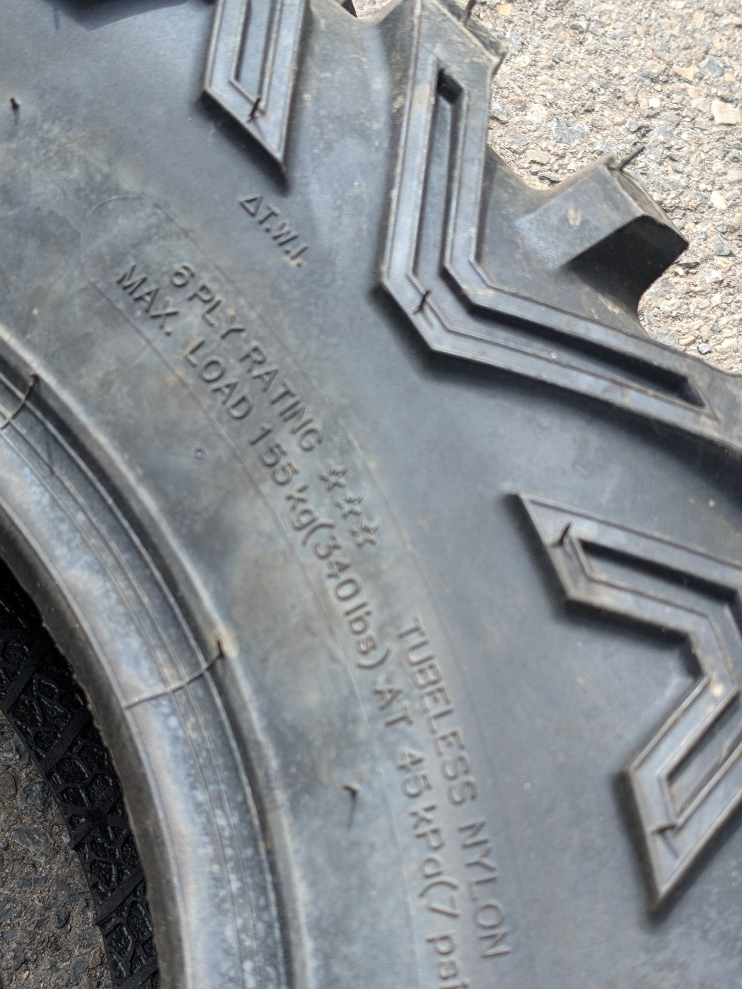 WANDA P3501 BSW LT 25 8 12 43J 6PLY ATV/UTV TIRE 10375