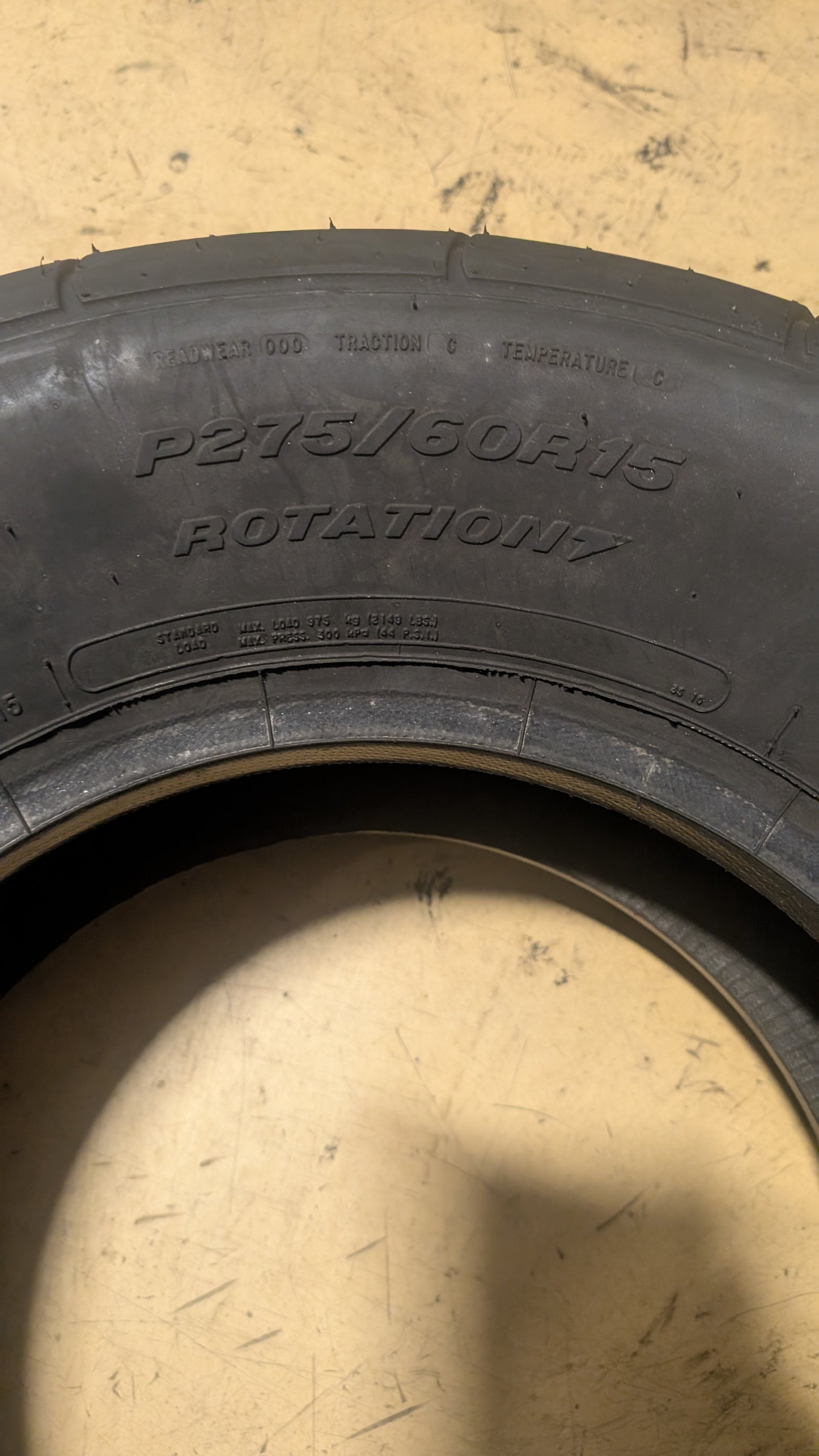 MICKEY THOMPSON STREET S/S BSW P 275 60 15 TRACK COMPETITION TIRE 315105003