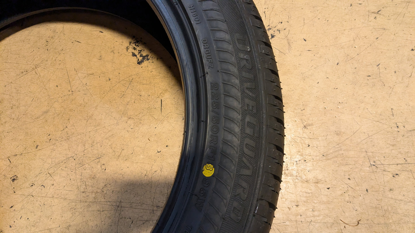 BRIDGESTONE DRIVEGUARD RFT RUNFLAT BSW P 225 50 18 95W ALL SEASON 011816