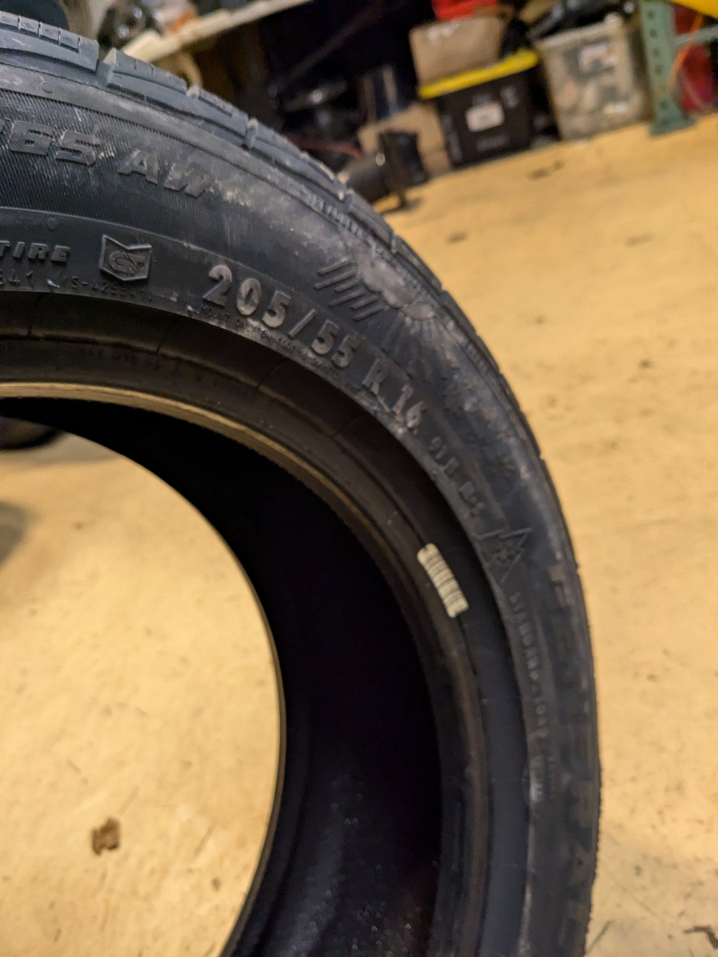 2 GENERAL ALTIMAX 365AW P 205 55 16 91H SL ALL WEATHER TIRED 15574400000