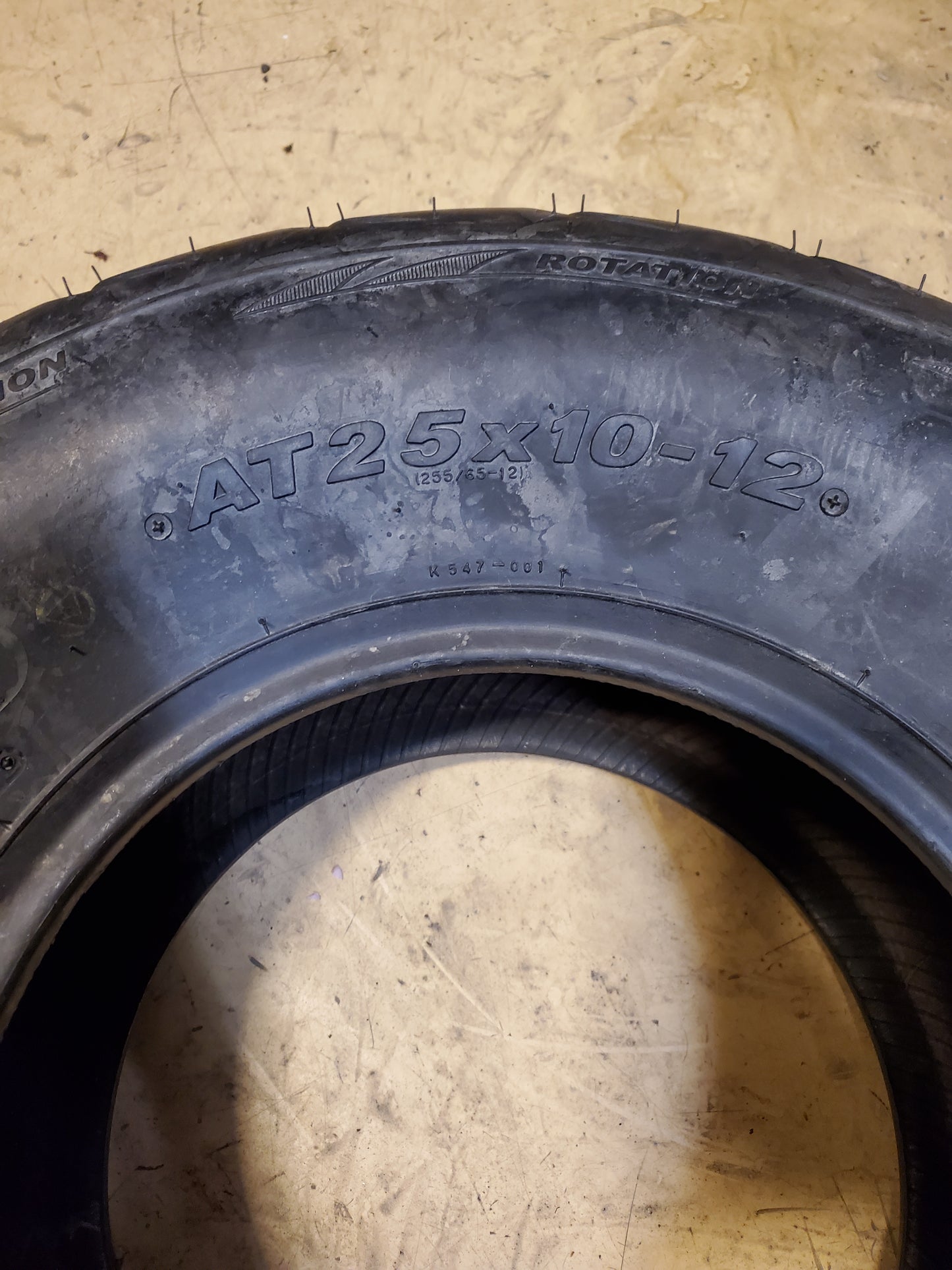 KENDA SPEEDRACER BSW AT 25 10 12 6PLY REAR ATV/UTV TIRE 85471295C1