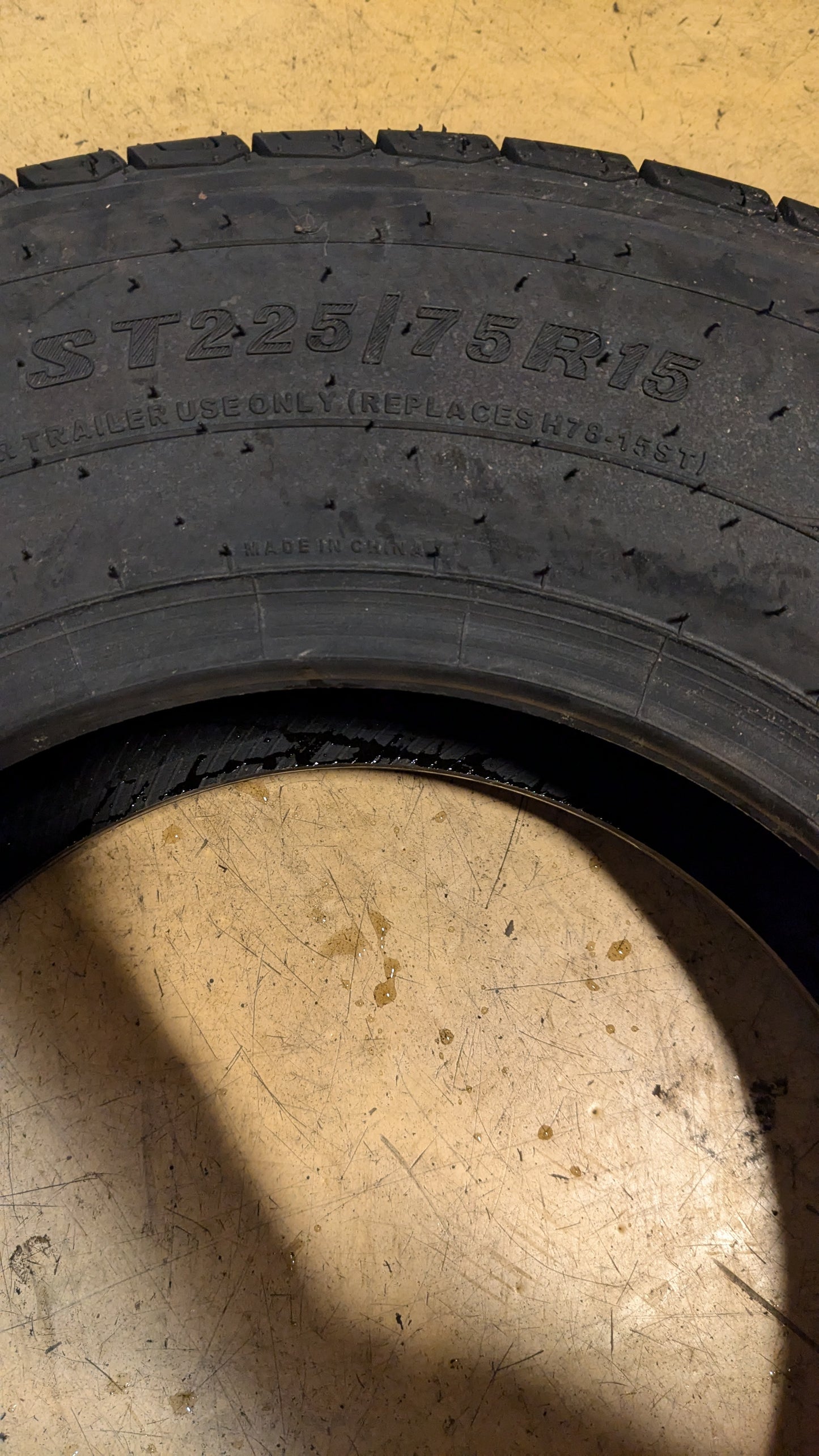 CARLSTAR RADIAL TRAIL HD BSW ST 225 75 15 6PLY ALL SEASON TIRE 6H0460