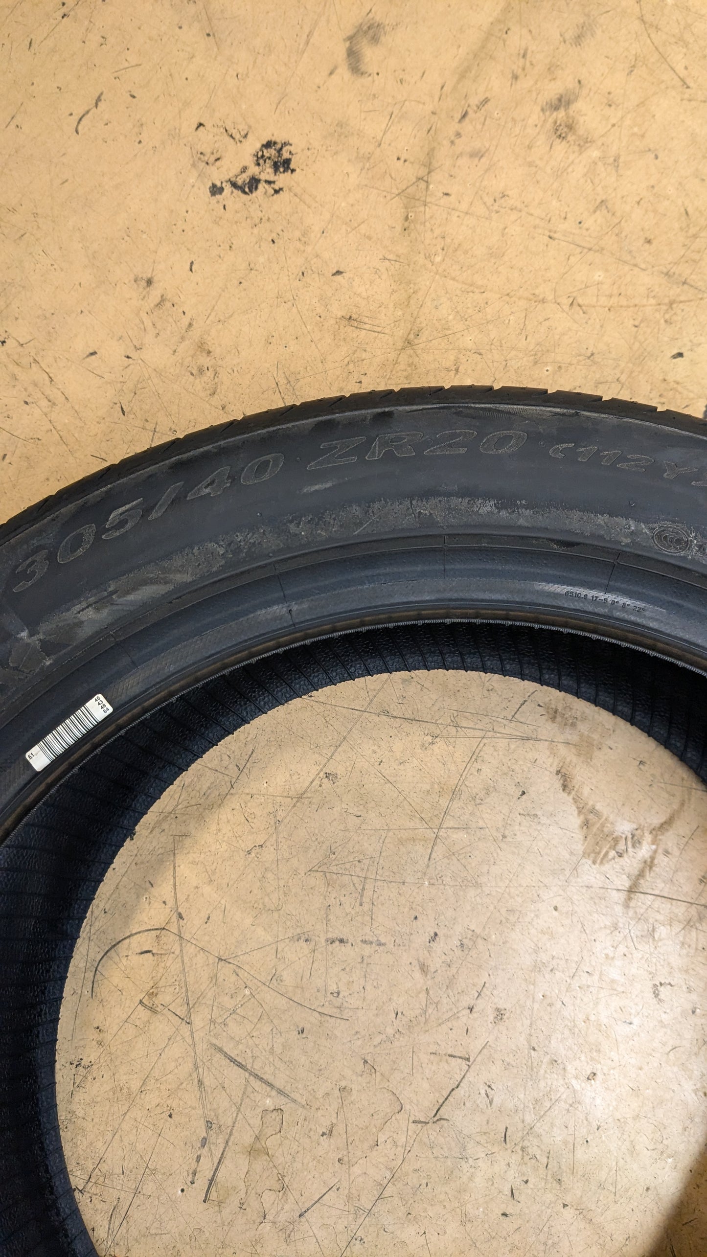 NOS PIRELLI P ZERO BSW P 295 35 20 105Y XL PERFORMANCE TIRE 2103800