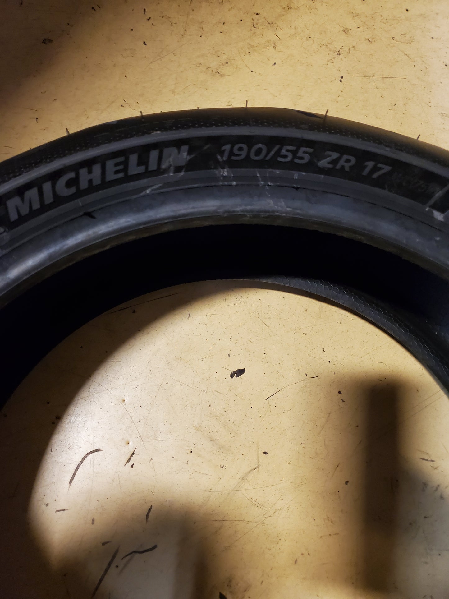 MICHELIN POWER 6 BSW 190 55 17 75W REAR MOTORCYCLE TIRE 10946