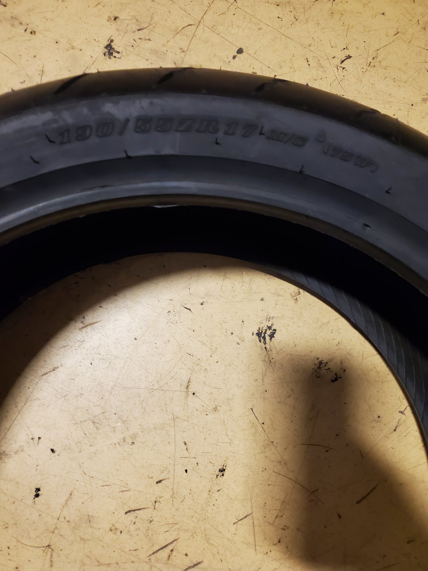 DUNLOP SPORTMAX ROADSMART III BSW 190 55 17 75W REAR MOTORCYCLE TIRE 45227529