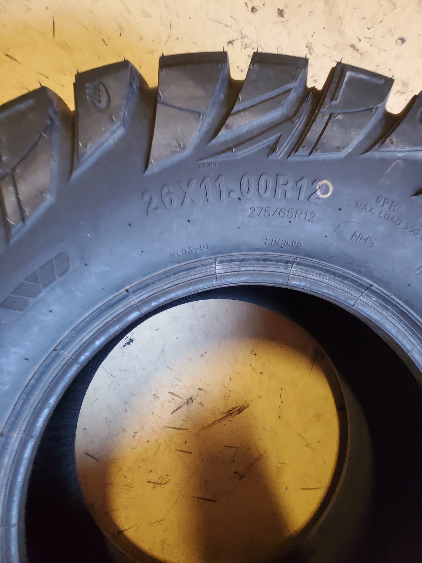 MOOSE RIGID BSW 26 11 12 60M 6PLY ATV/UTV TIRE 03201290