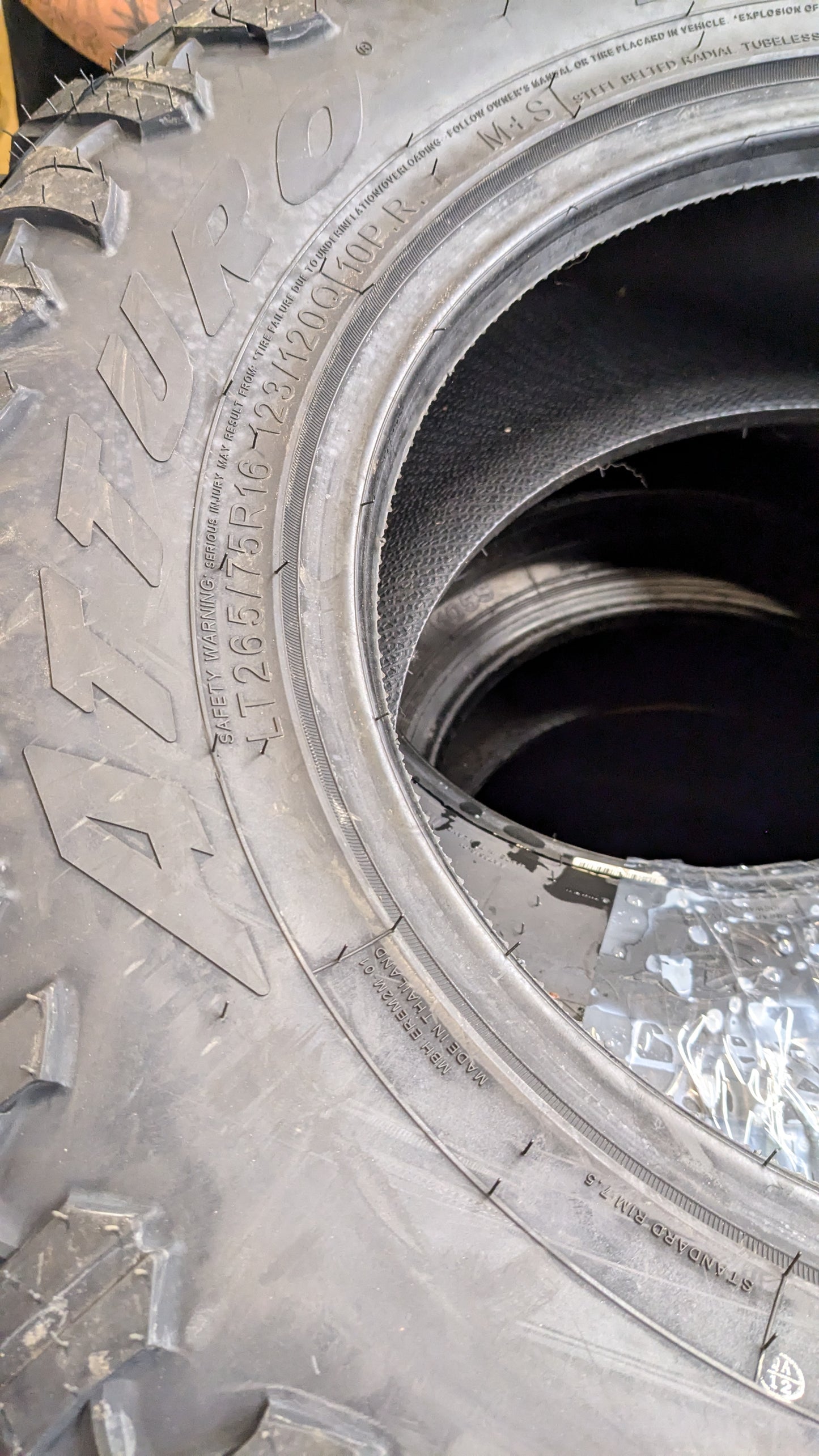 ATTURO TRAIL BLADE M/T BSW LT 265 75 16 123/120Q 10PLY MUD TIRE TBMTI0040888