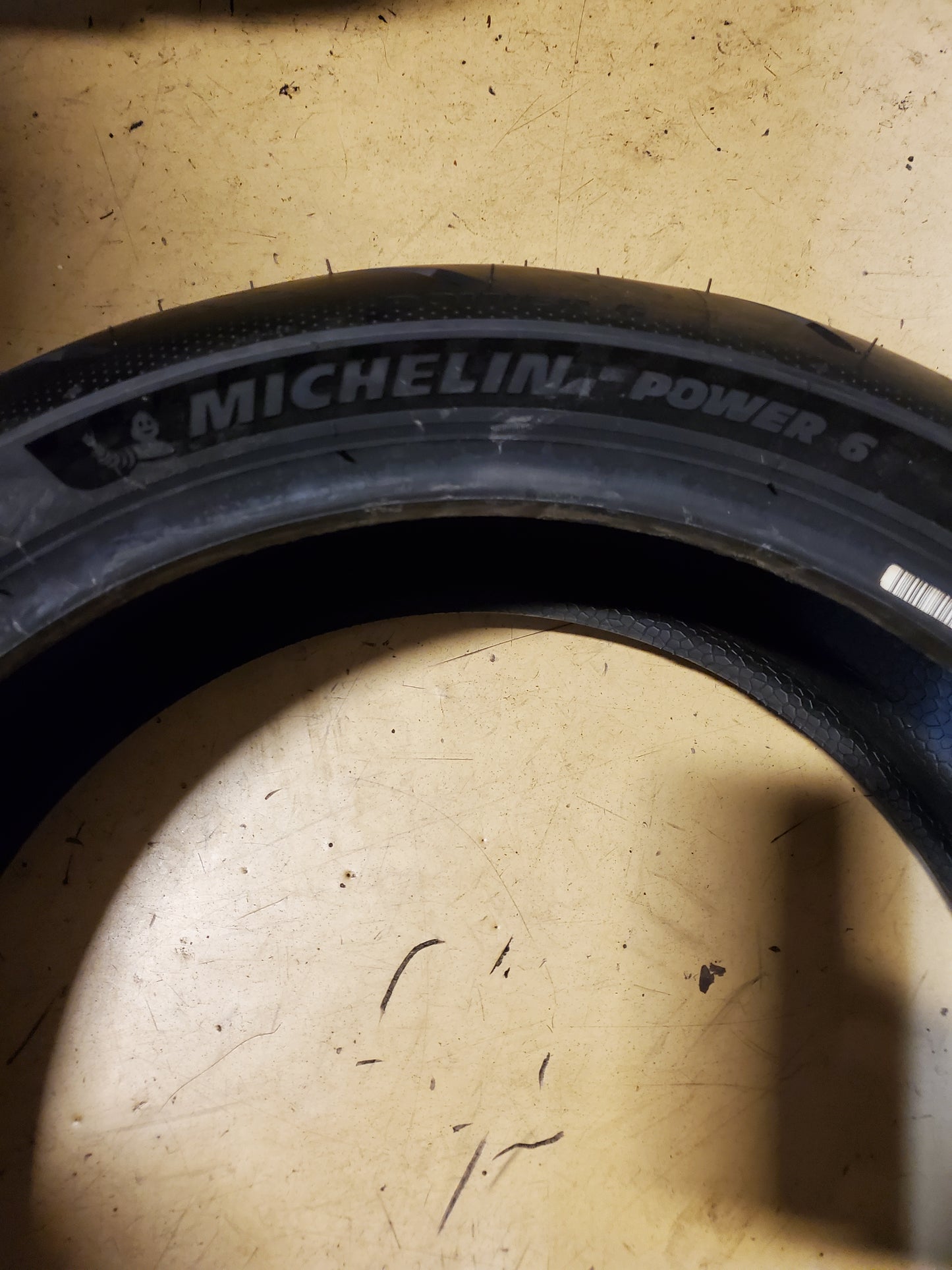 MICHELIN POWER 6 BSW 190 55 17 75W REAR MOTORCYCLE TIRE 10946