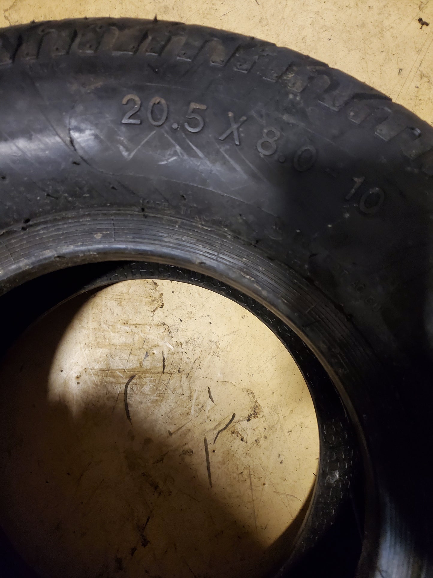 NOS CARLISLE SPORT TRAIL BSW 20.5 8 10 6PLY TRAILER TIRE 417421