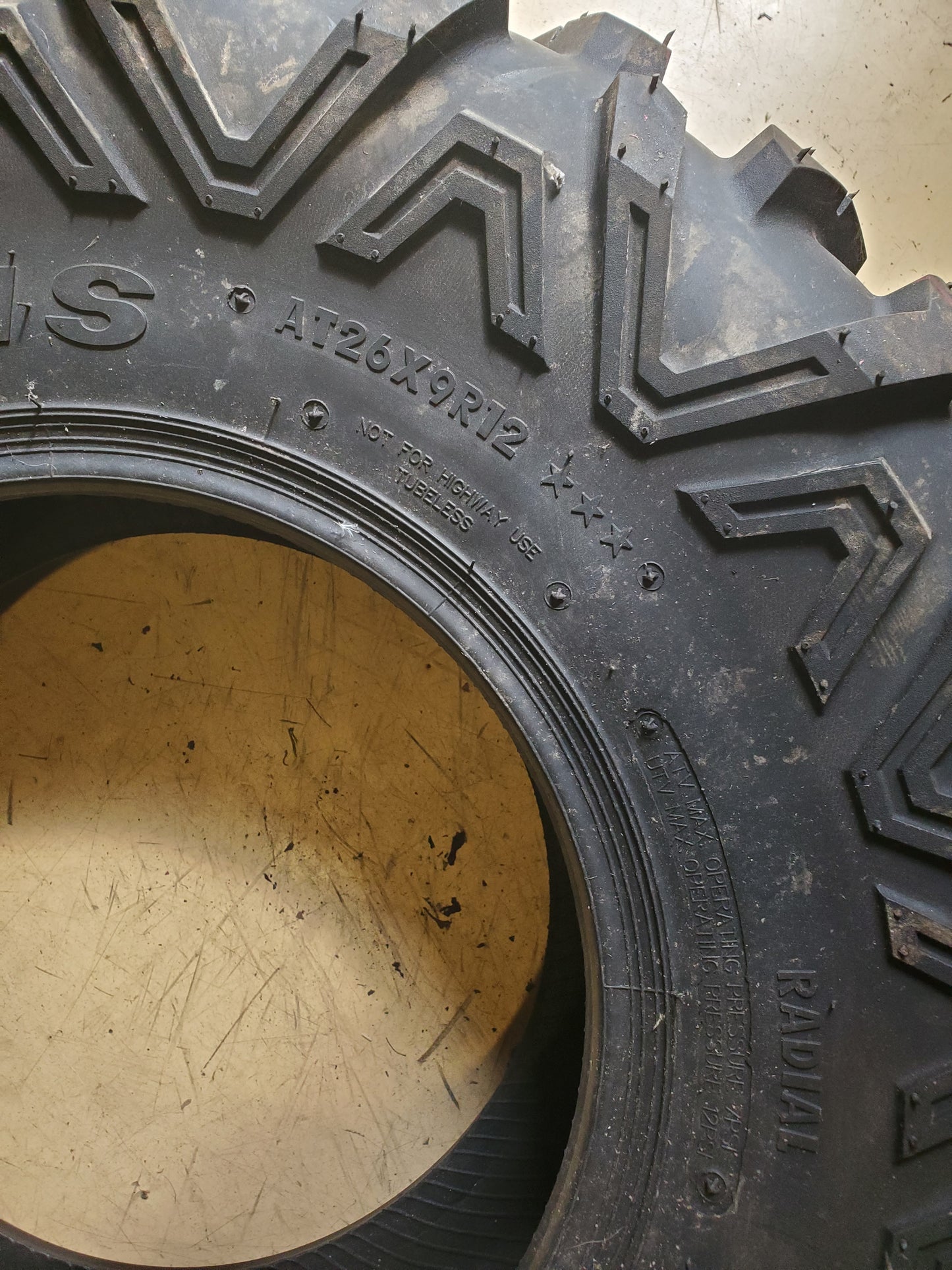 MAXXIS BIGHORN 2.0 BSW AT 26 9 12 6PLY ATV/UTV TIRE TM16678000