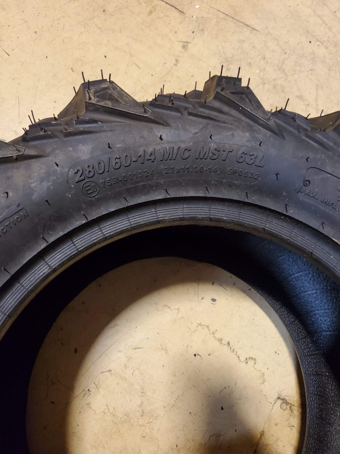 ITP MUD LITE II BSW 27 11 14 63L 6PLY ATV/UTV TIRE 6P0532