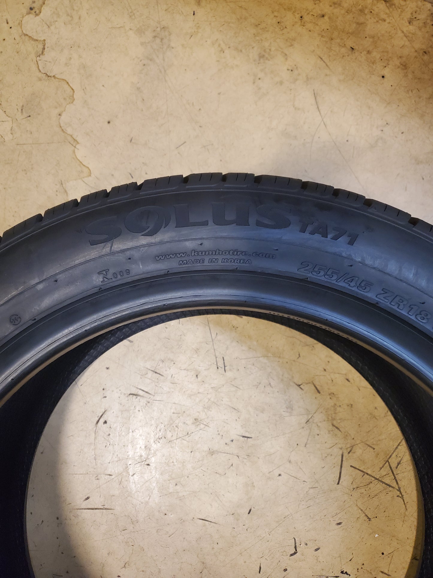 KUMHO SOLUS TA71 BSW P 255 45 18 99W ALL SEASON TIRE 2169813