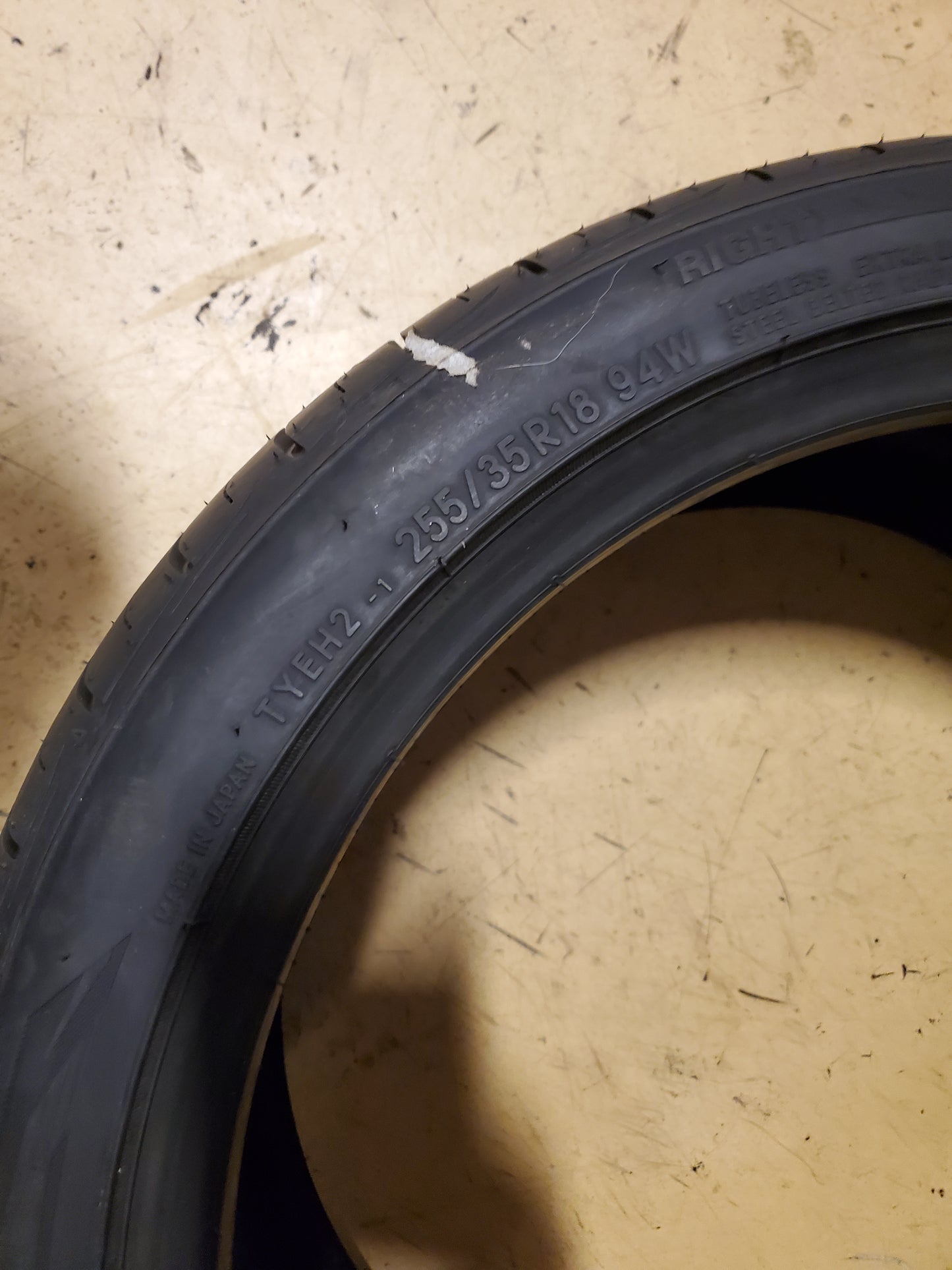 2 TOYO EXTENSA HP II BSW P 255 35 18 94W XL ALL SEASON TIRE 196520