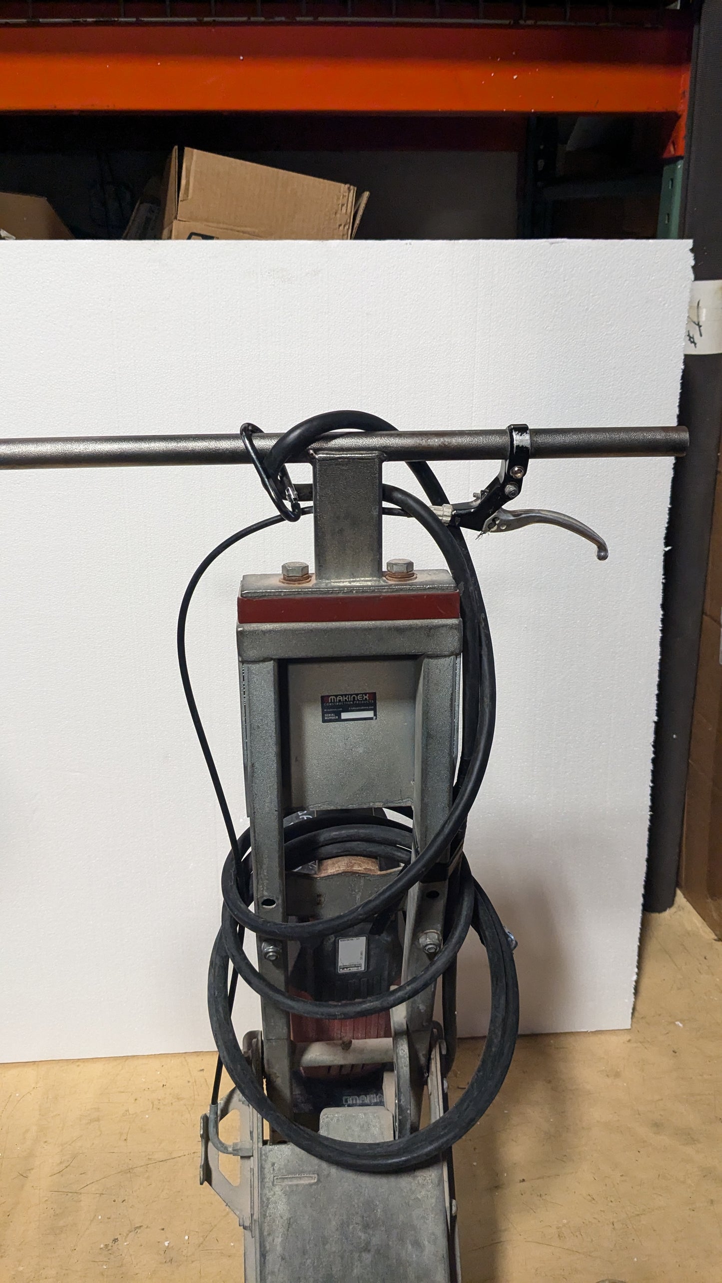 USED MAKINEX JACKHAMMER WITH HILTI TE 1000-AVR DEMOLITION HAMMER
