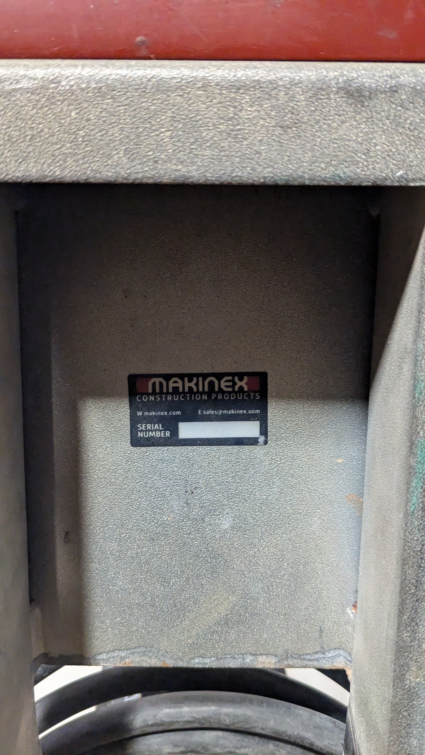 USED MAKINEX JACKHAMMER WITH HILTI TE 1000-AVR DEMOLITION HAMMER