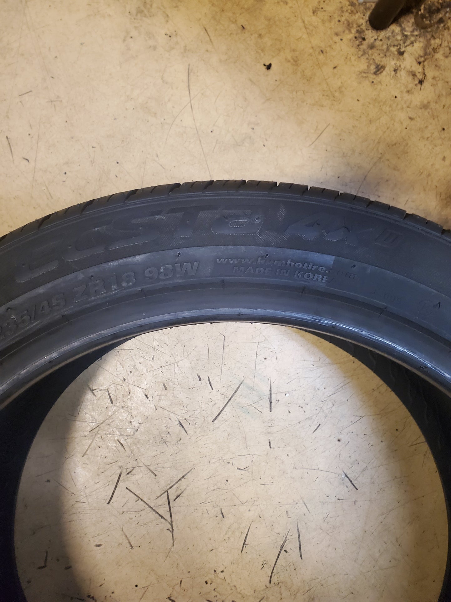 KUMHO ECSTA 4X II BSW P 235 45 18 98W XL UHP TIRE 2185413