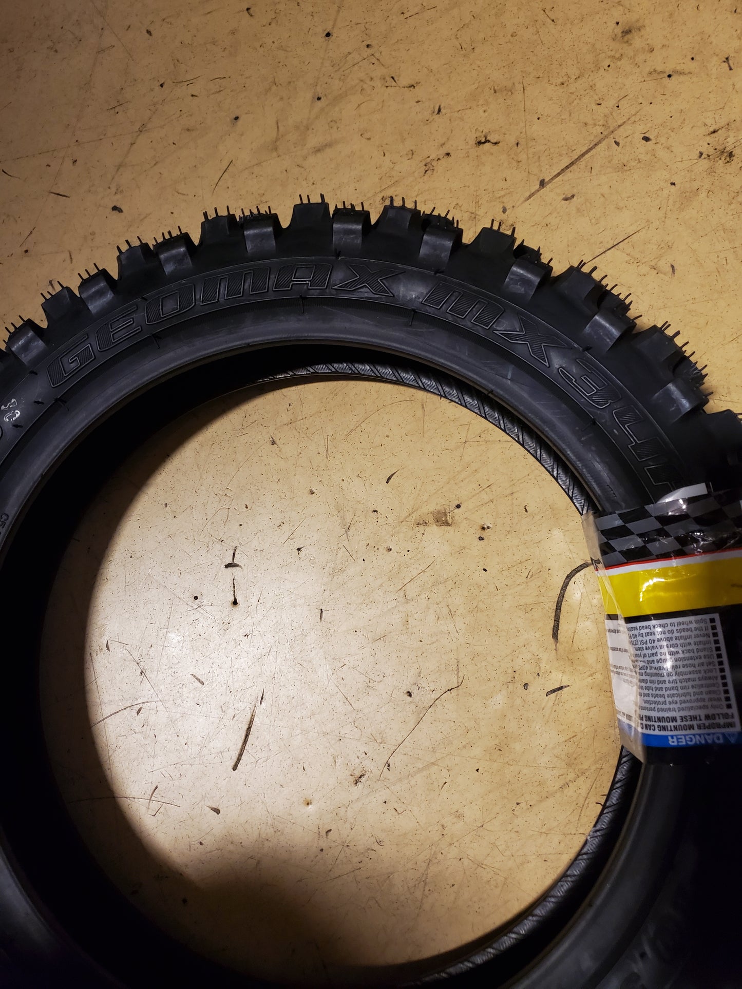 DUNLOP GEOMAX MX34 BSW 60 100 10 33J FRONT DIRT BIKE TIRE 45273500