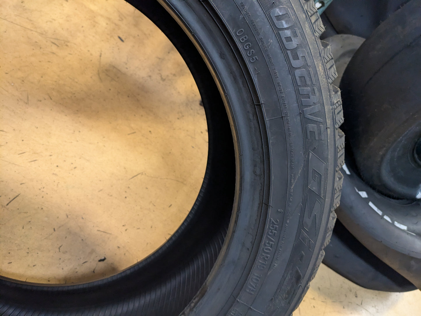 NOS TOYO OBSERVE GSI-5 BSW P 255 50 19 107H XL WINTER/SNOW TIRE 130950