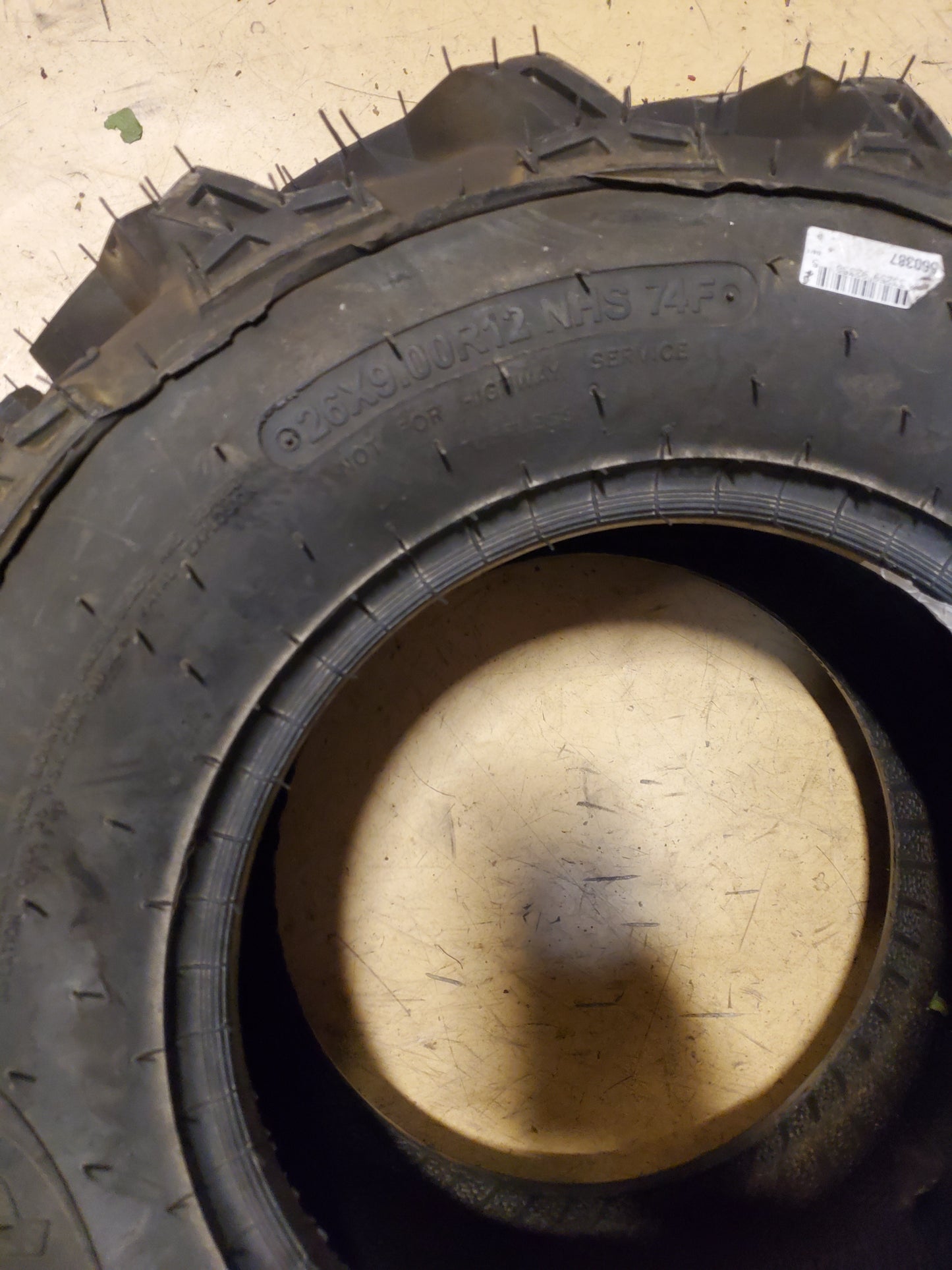 NOS ITP MUD LITE XTR BSW 26 9 12 74F 6PLY ATV/UTV TIRE 560387