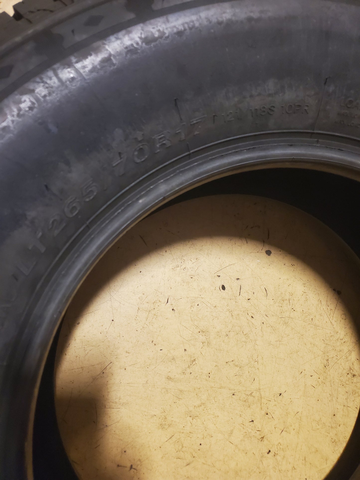 (KSL ONLY) 4 TRAIL GUIDE ALL TERRAIN RWL LT 265 70 17 121/118S LRE 10 PLY ALL TERRAIN TIRES TGT92
