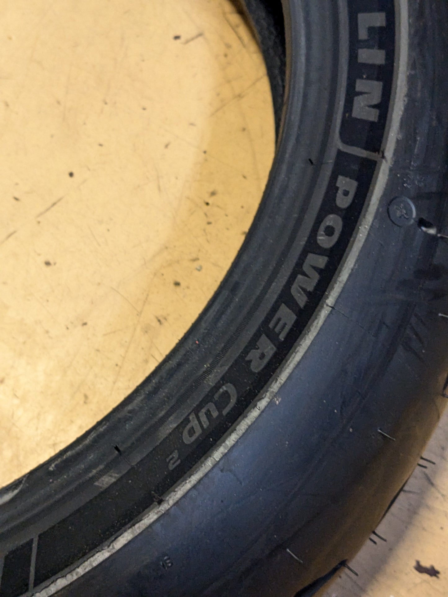 MICHELIN POWER CUP 2 180 55 17 73W REAR MOTORCYCLE TIRE 89836