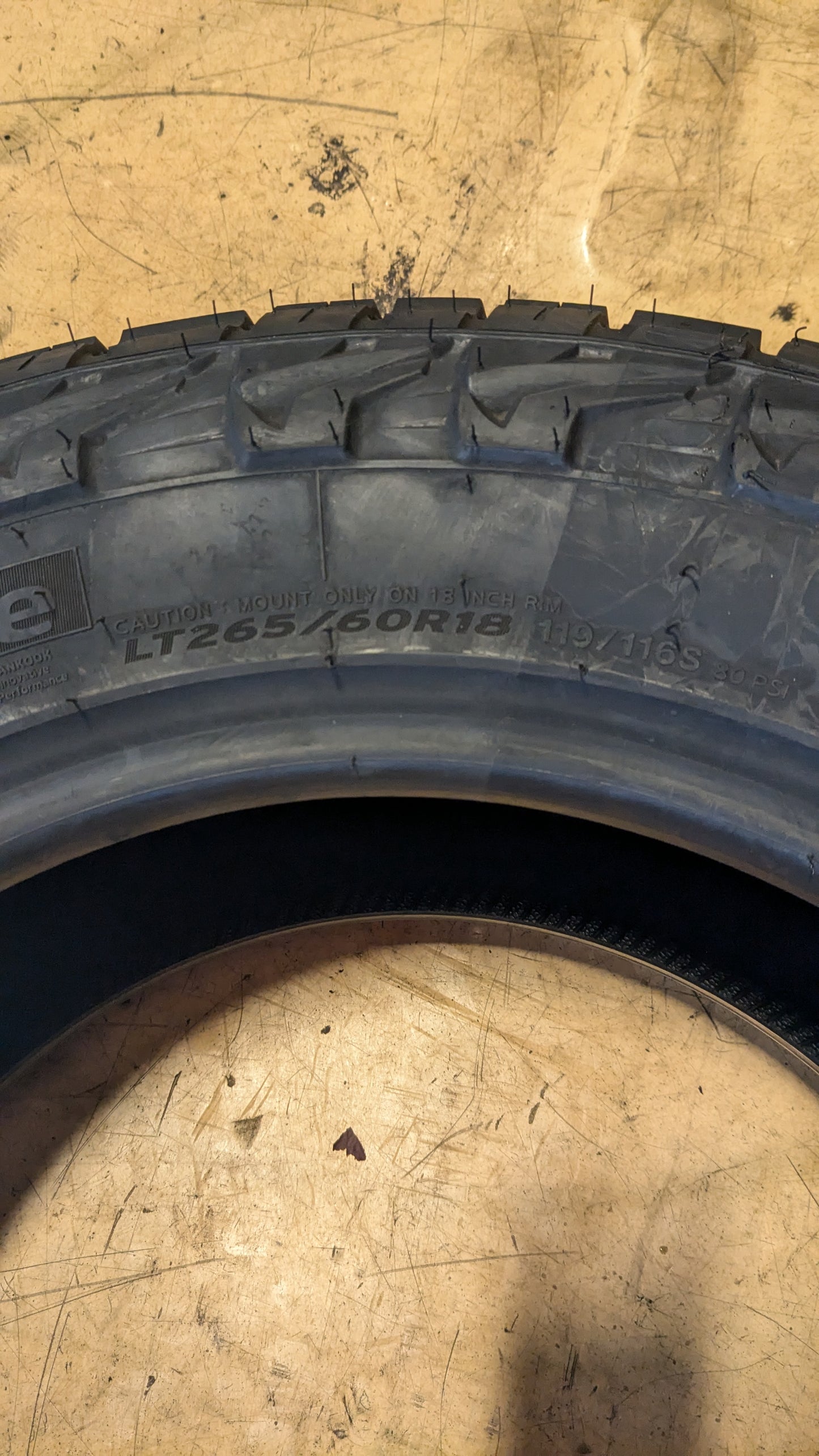 HANKOOK DYNAPRO AT2 XTREME BSW LT 265 60 18 119/116S 10PLY ALL TERRAIN 2021809