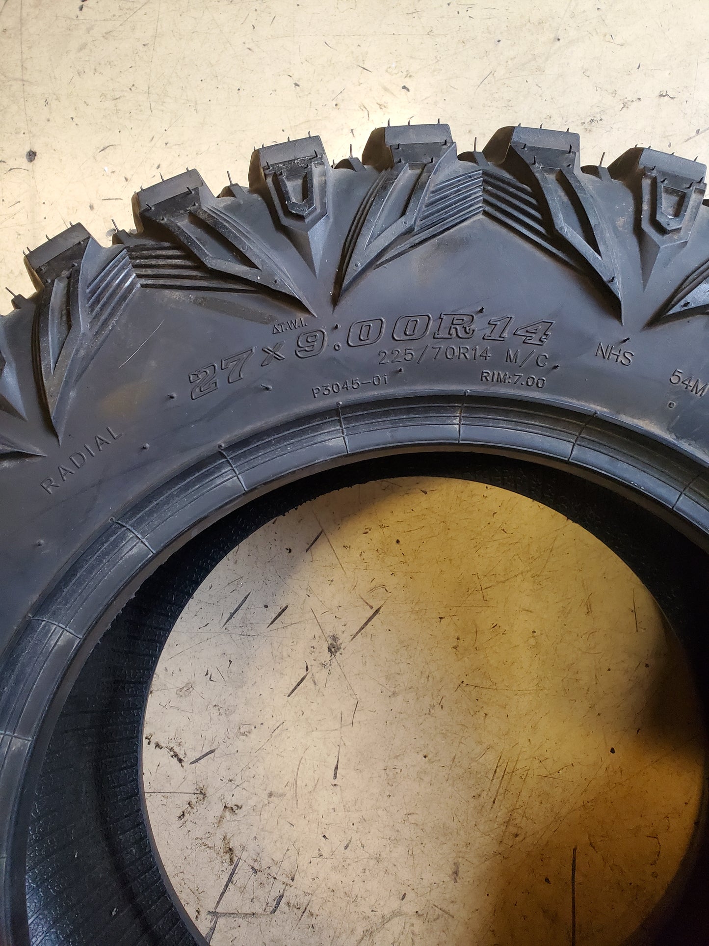QUADBOSS QBT846 BSW 27 9 14 54M 8PLY ATV/UTV TIRE 609326