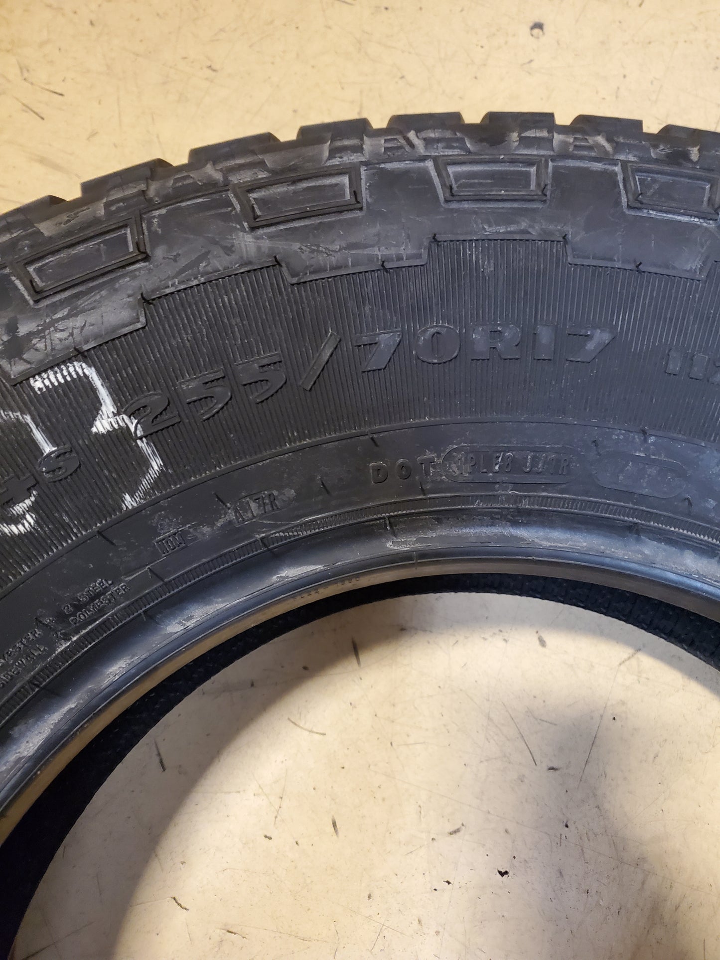 GOODYEAR WRANGLER TERRITORY AT BSW P 255 70 17 112T ALL TERRAIN TIRE 741067681