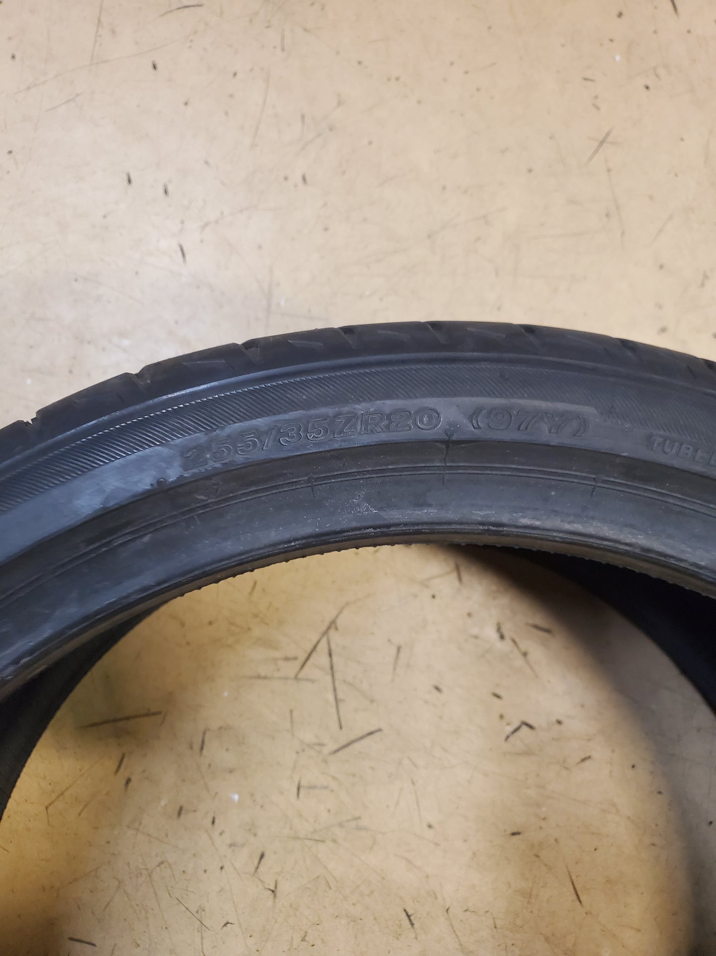 BRIDGESTONE POTENZA SPORT BSW P 255 35 20 97Y XL UHP TIRE 008133
