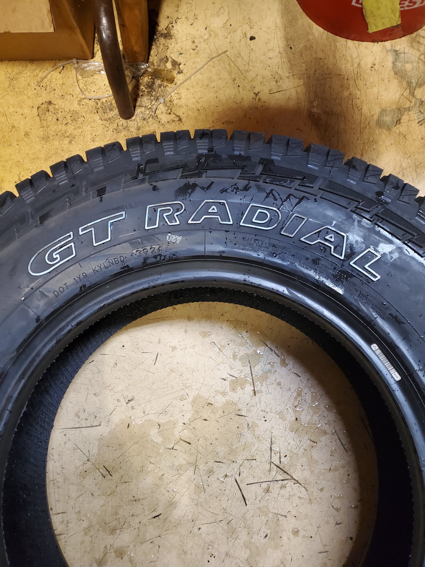 GT RADIAL ADVENTURO AT3 OWL LT 235 80 17 120/117S 10PLY ALL TERRAIN TIRE AS100