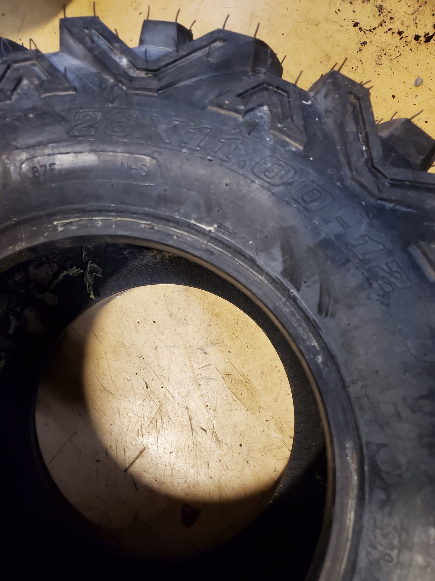 NOS K9 HEAVY DUTY BSW 26 11 12 87F 12PLY ATV/UTV TIRE K9261112
