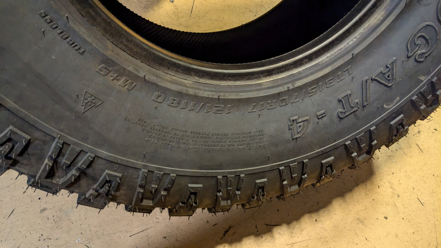 KANATI TRAIL HOG BSW LT 315 70 17 121/118Q 10PLY ALL TERRAIN TIRE LTG1731570E