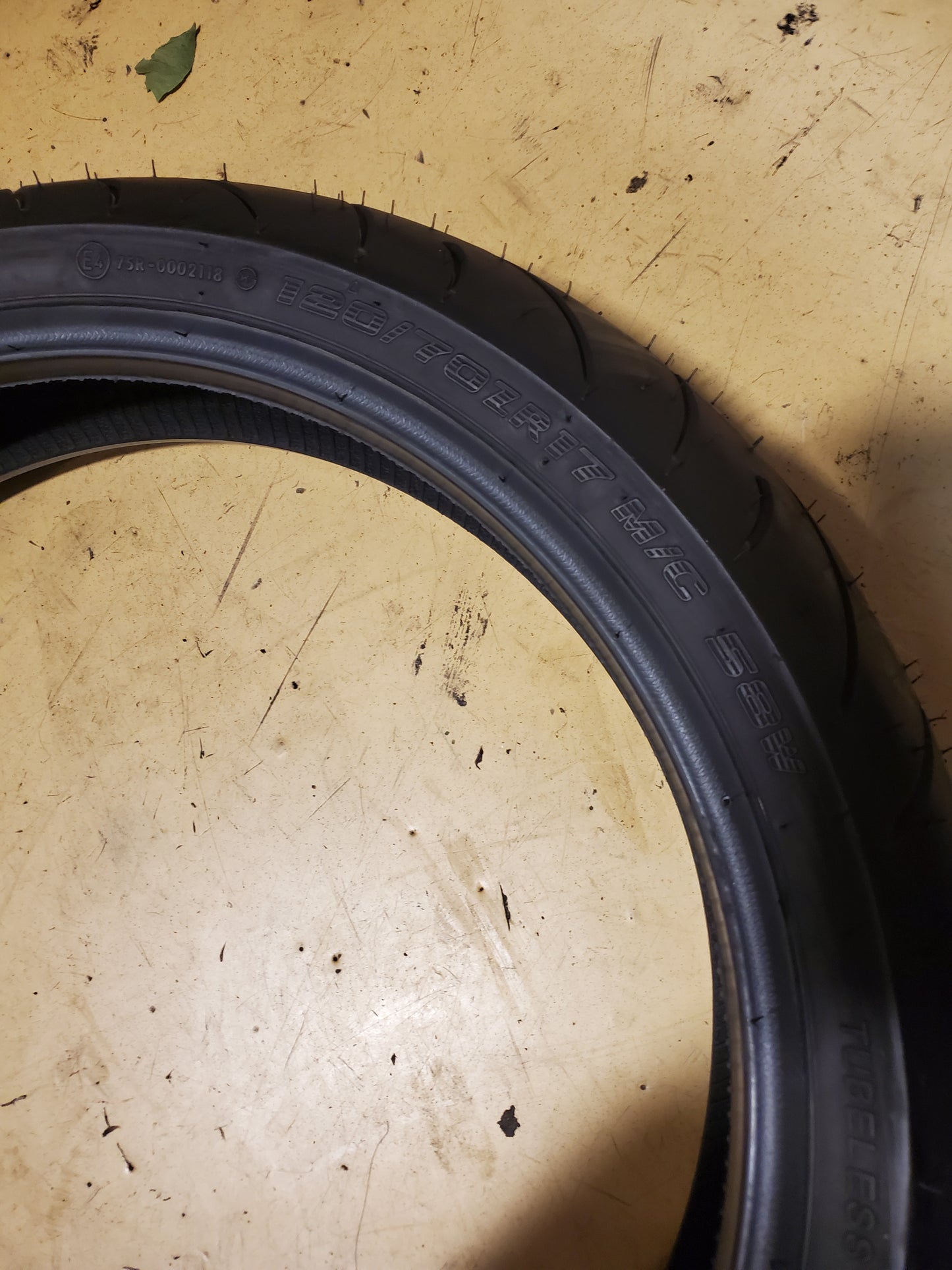 SHINKO ADVANCE 005 BSW 120 70 17 58W FRONT MOTORCYCLE TIRE 874010