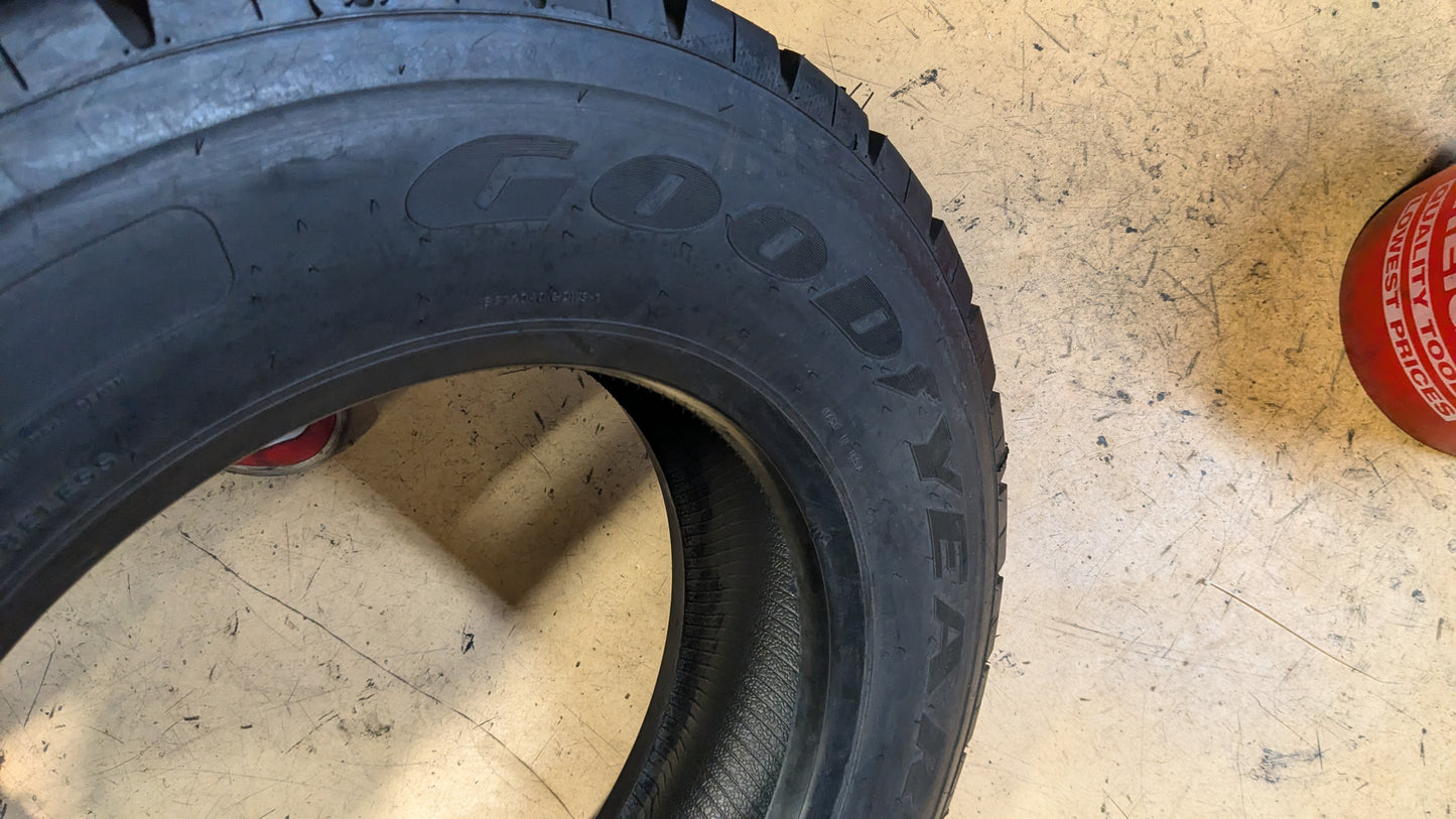 NOS GOODYEAR G633 RSD BSW 8 19.5 124/123L LRF 12PLY COMMERCIAL DRIVE TIRE 139065028