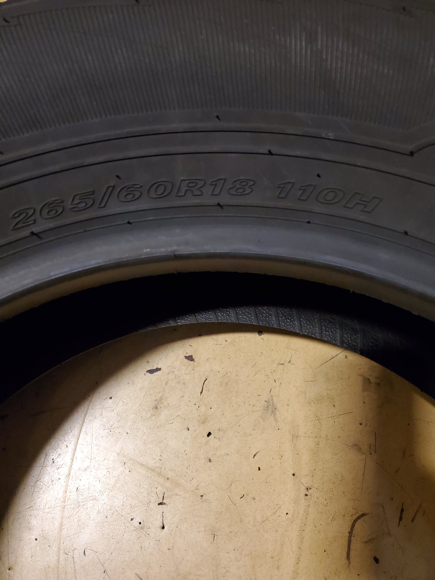 NOS NEXEN ROADIAN HTX RH5 BSW P 265 60 18 110H HIGHWAY TIRE 13147NXK