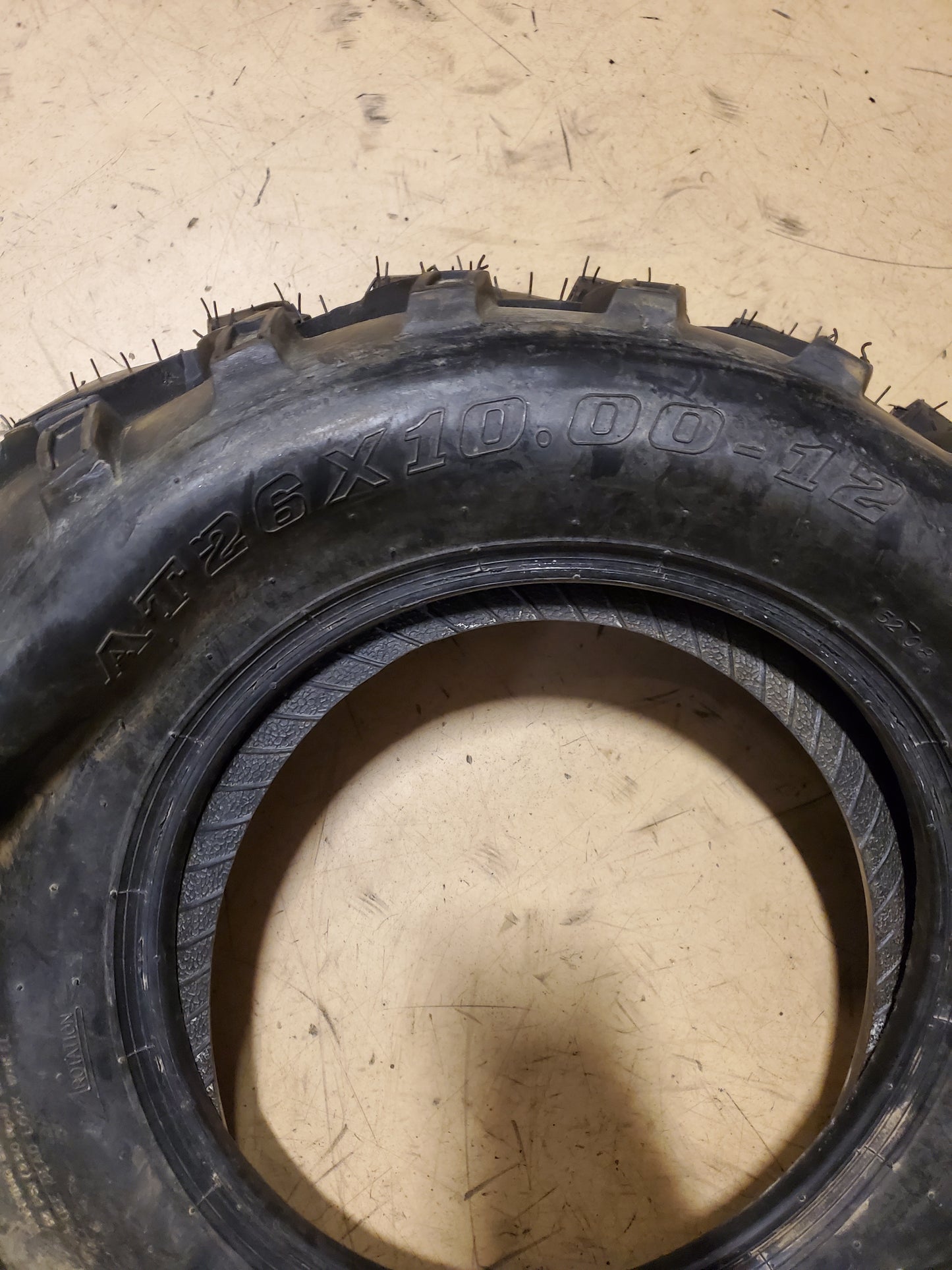 NOS TRAC GARD BSW AT 26 10 12 4PLY ATV/UTV TIRE 30610002