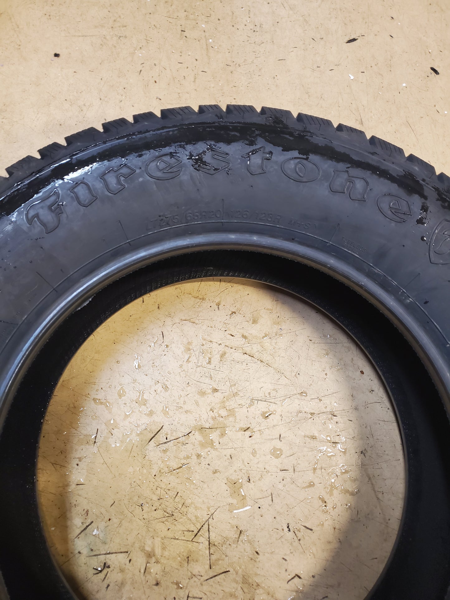 FIRESTONE WINTERFORCE LT STUDDED LT 275 65 20 126/123R 10PLY WINTER TIRE 232871