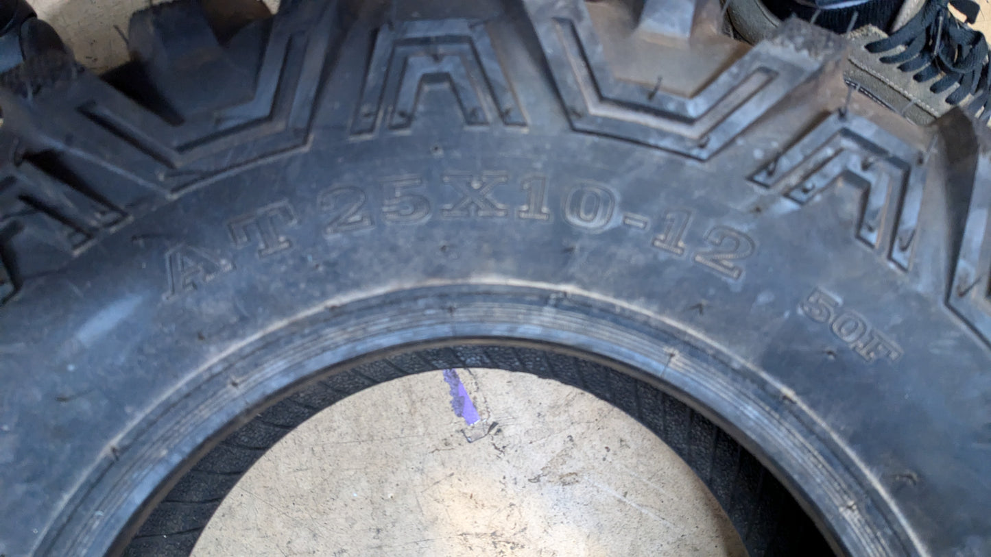 NOS TYRE GUIDER LANCER BSW 24 10 12 50F 6PLY ATV/UTV TIRE Q350L-0005