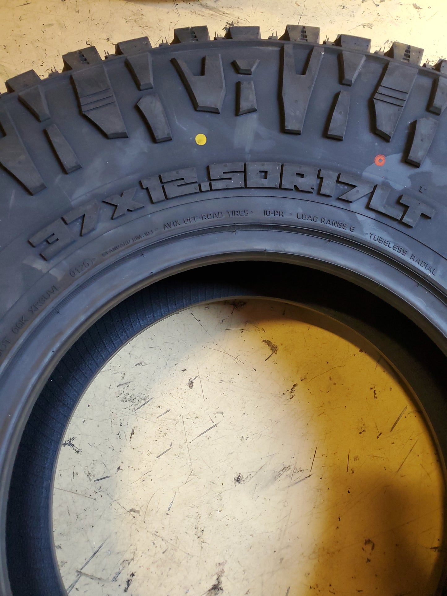 AVIX TRAILTEK R/T BSW LT 37 12.5 17 128Q 10PLY RUGGED TIRE AVX171800