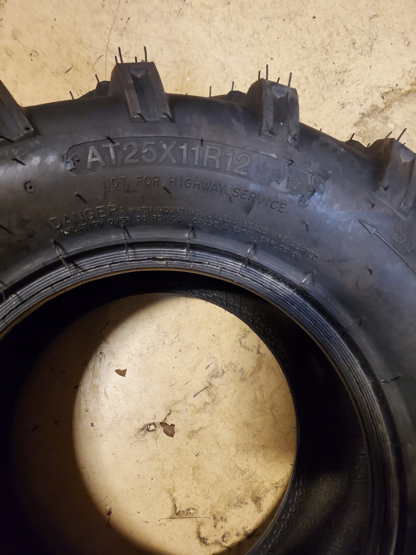 CARLISLE ACT BSW AT 25 11 12 ATV/UTV TIRE 560426