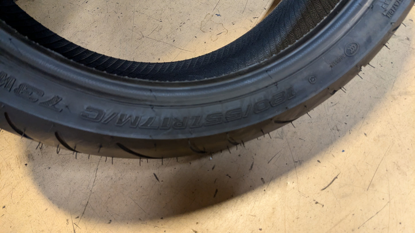 SHINKO ADVANCE 005 BSW P 180 55 17 73W 4PLY REAR MOTORCYCLE TIRE 874016