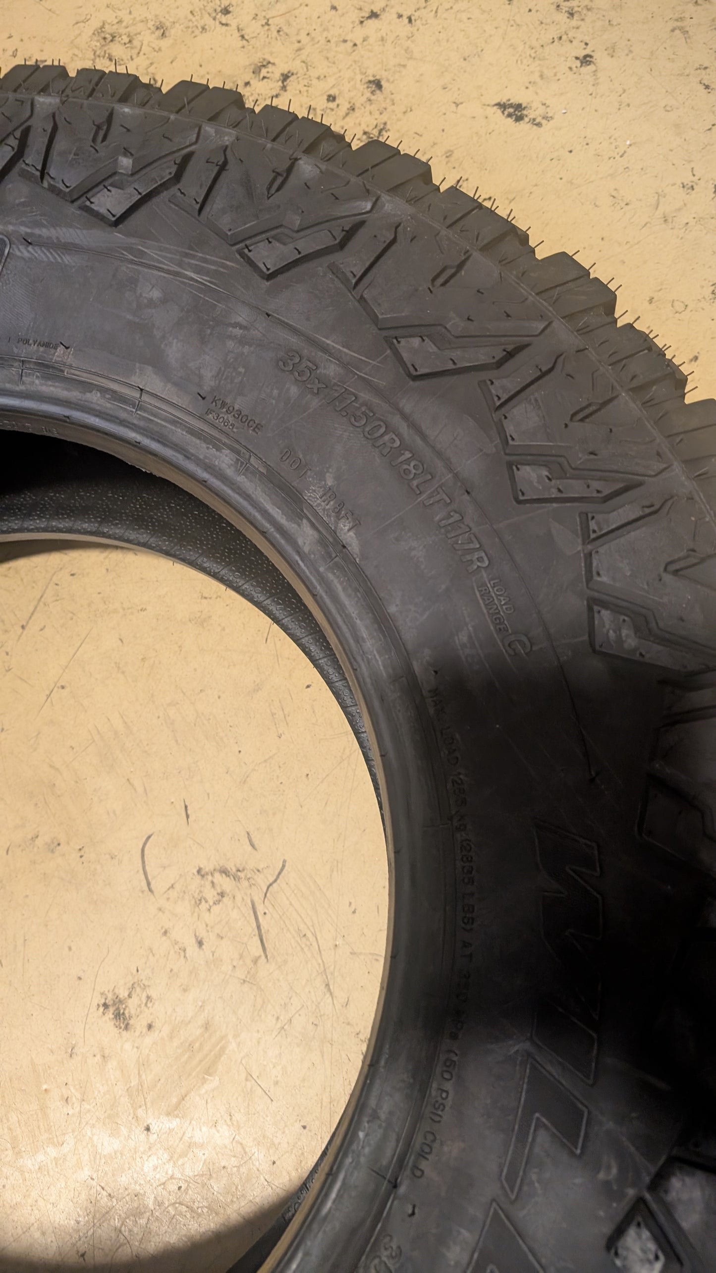 FALKEN WILDPEAK R/T01 BSW LT 35 11.5 18 117R 6PLY RUGGED TIRE 28757667