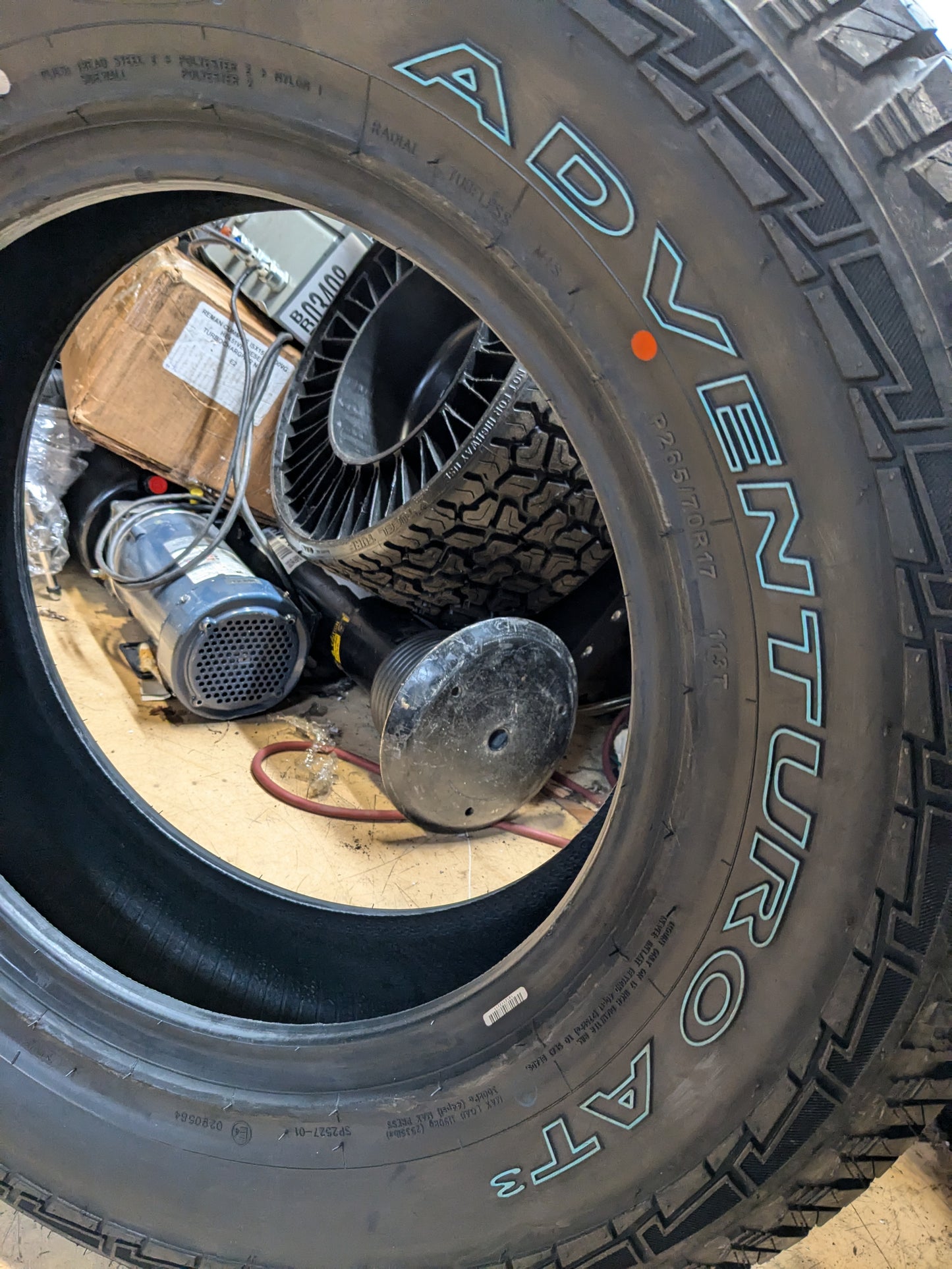 4 GT RADIAL ADVENTURO AT3 OWL P 265 70 17 113T ALL TERRAIN TIRES AS077