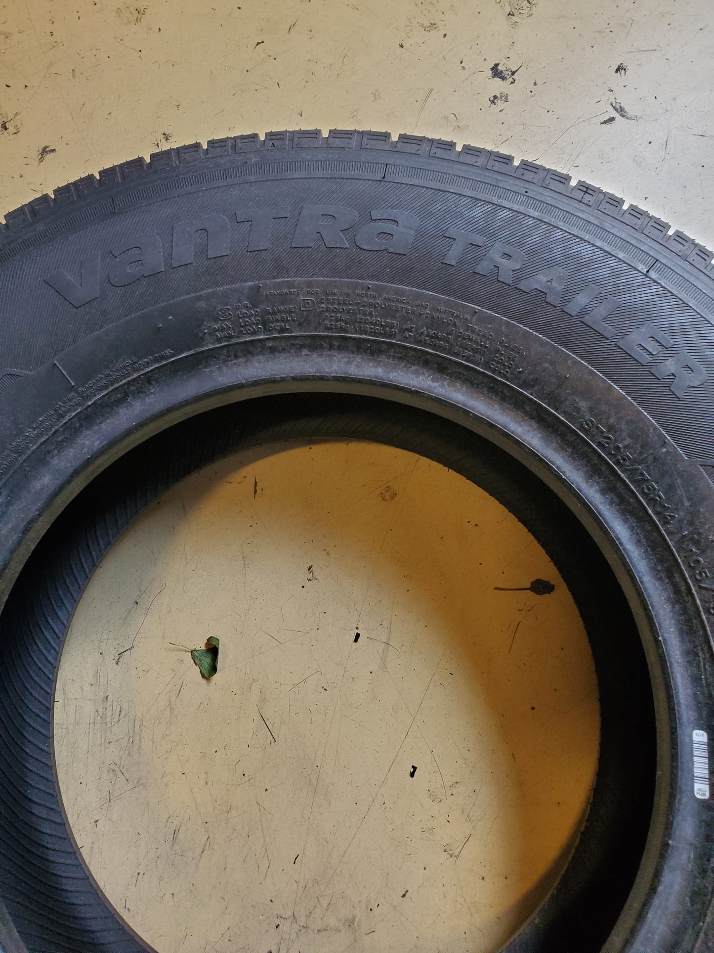 HANKOOK VANTRA TRAILER BSW ST 205 75 14 105/101N 8PLY TRAILER TIRE 2021434